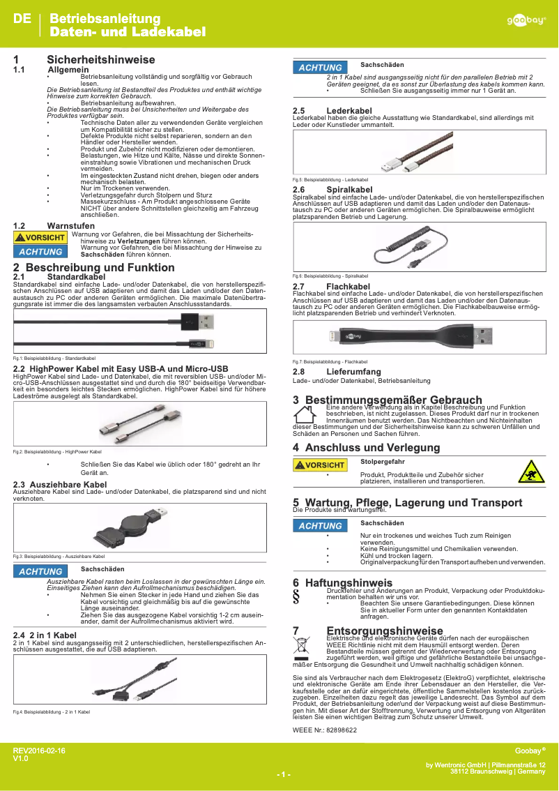Image de la première page du manuel de l'appareil USB A/Lightning