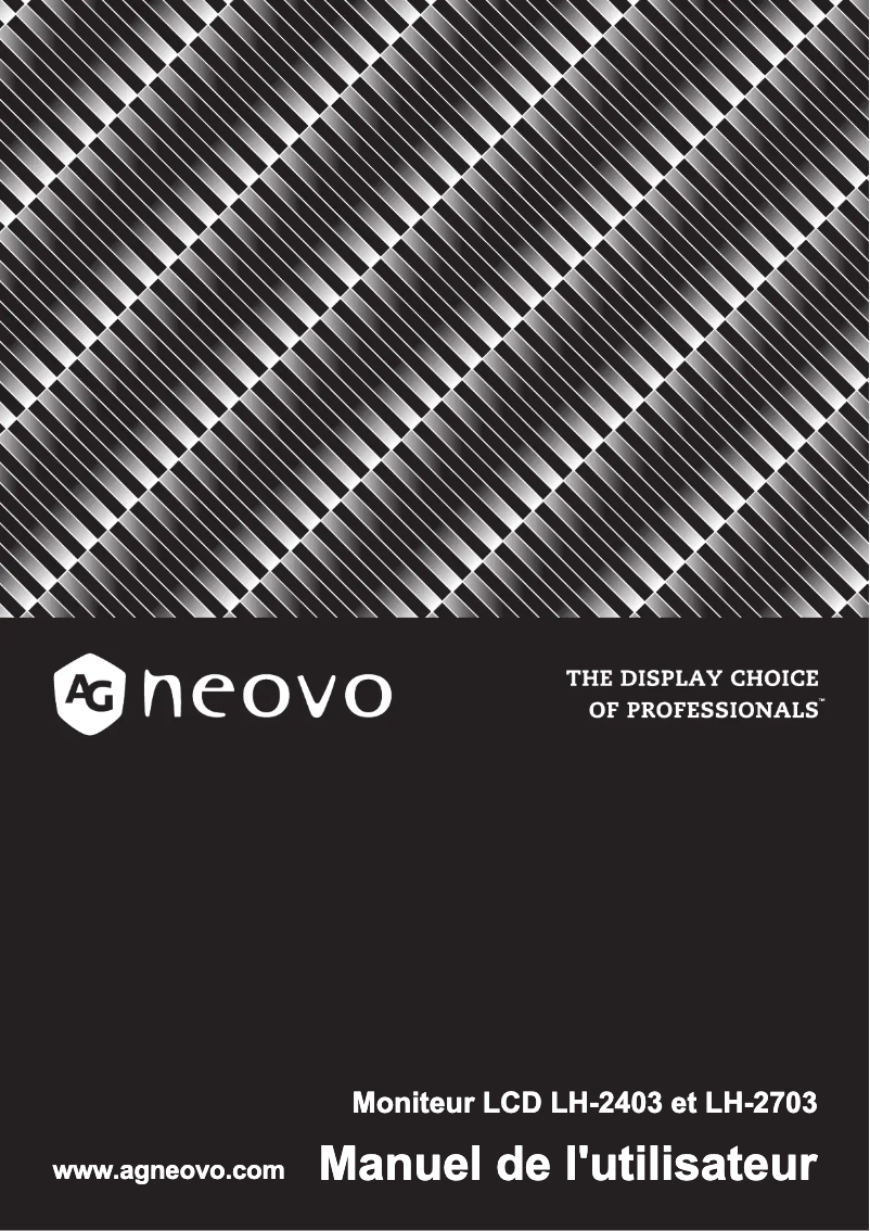 Image de la première page du manuel de l'appareil LH-2703