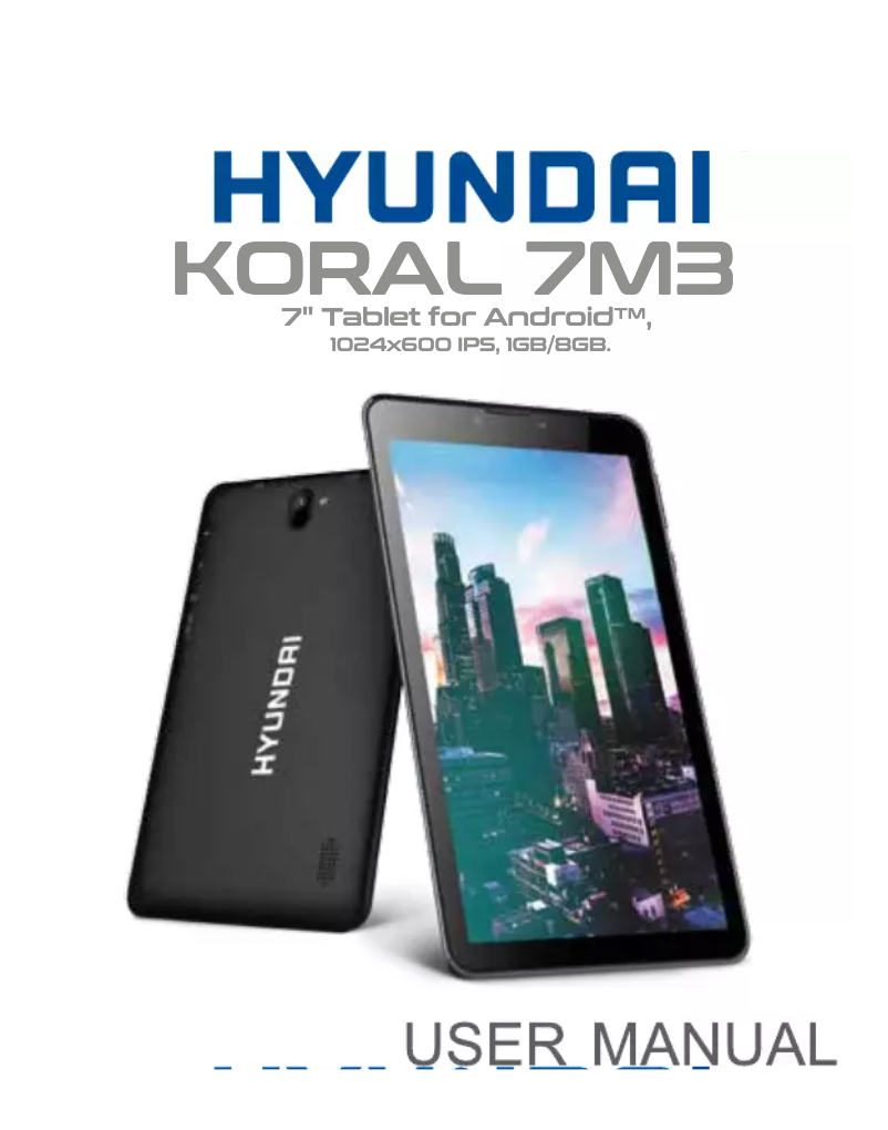 Image de la première page du manuel de l'appareil Koral 7M3