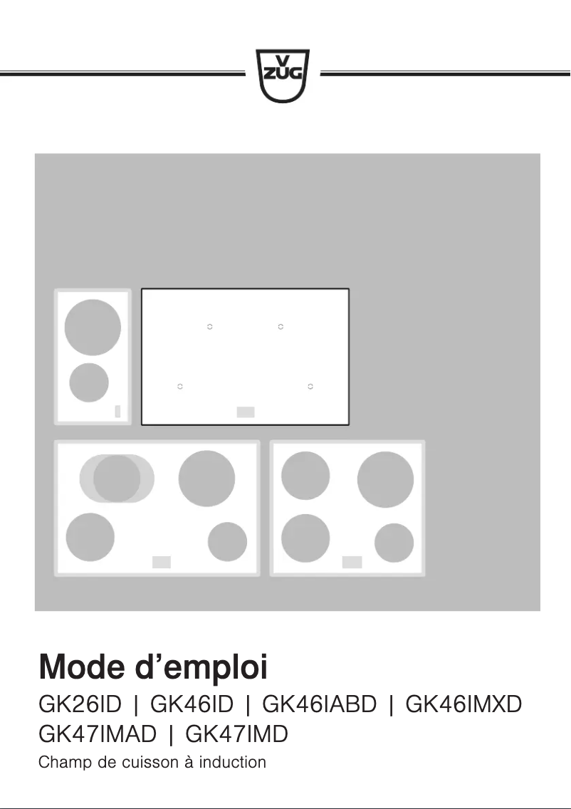 Image de la première page du manuel de l'appareil GK46IMXDF