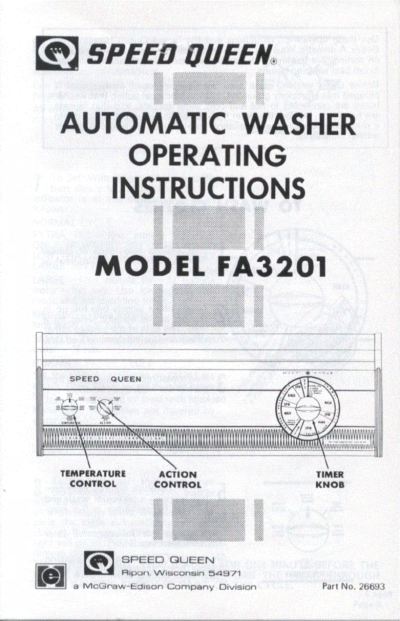 Image de la première page du manuel de l'appareil FA3201