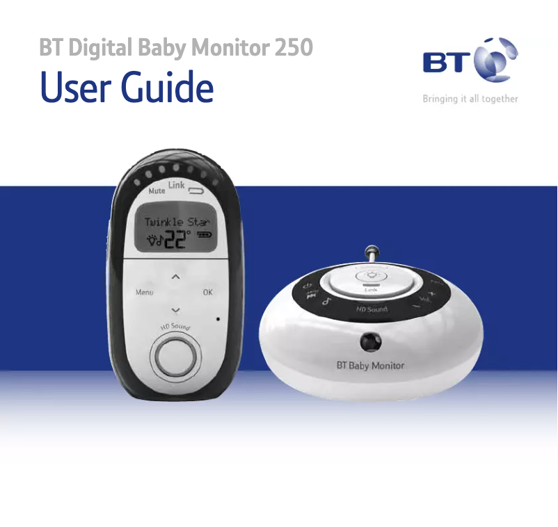 Page 1 de la notice Manuel utilisateur British Telecom Baby Monitor 250