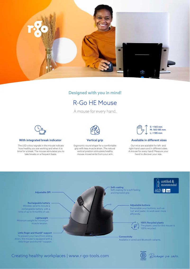 Page n°1 - Fiche technique R-Go Tools HE Basic