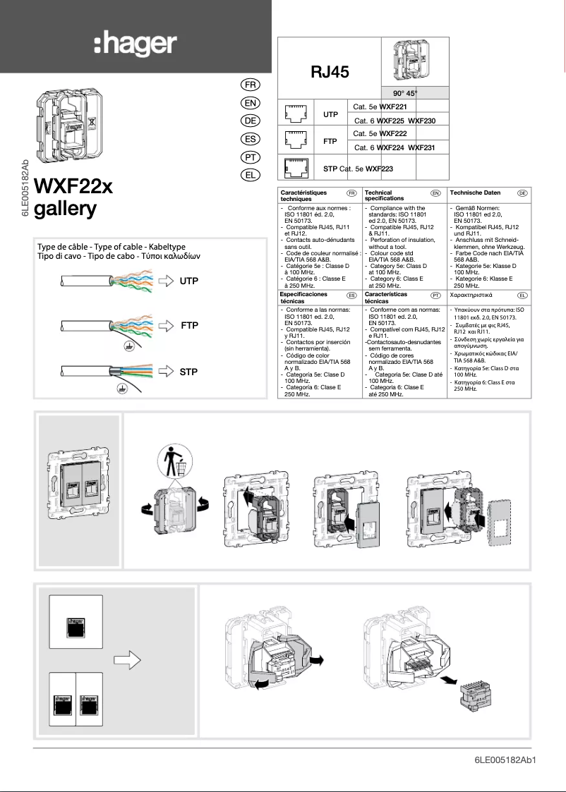 Image de la première page du manuel de l'appareil WXF225