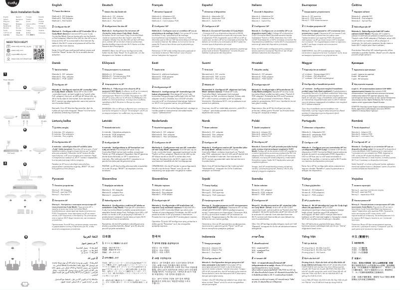 Página 1 del manual Manual de usuario Cudy AP3000