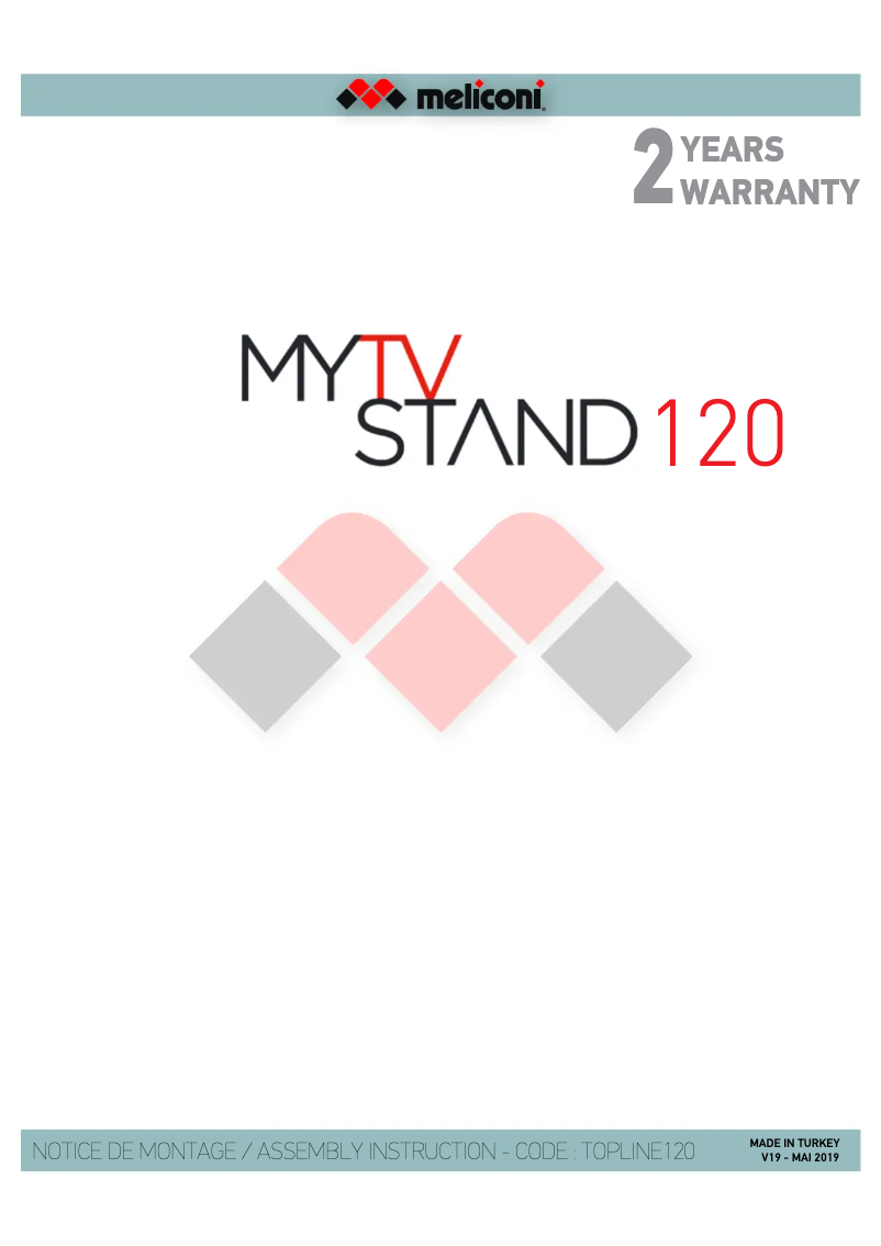 Page 1 de la notice Manuel utilisateur Meliconi Alice Spring 120