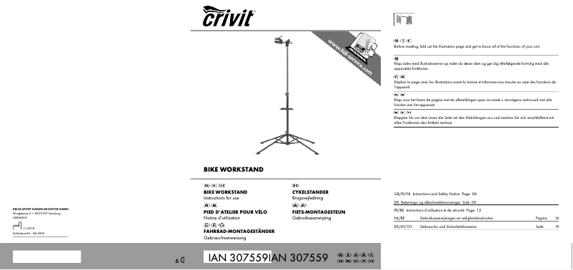 Page n°1 - Manuel utilisateur Crivit IAN 326459