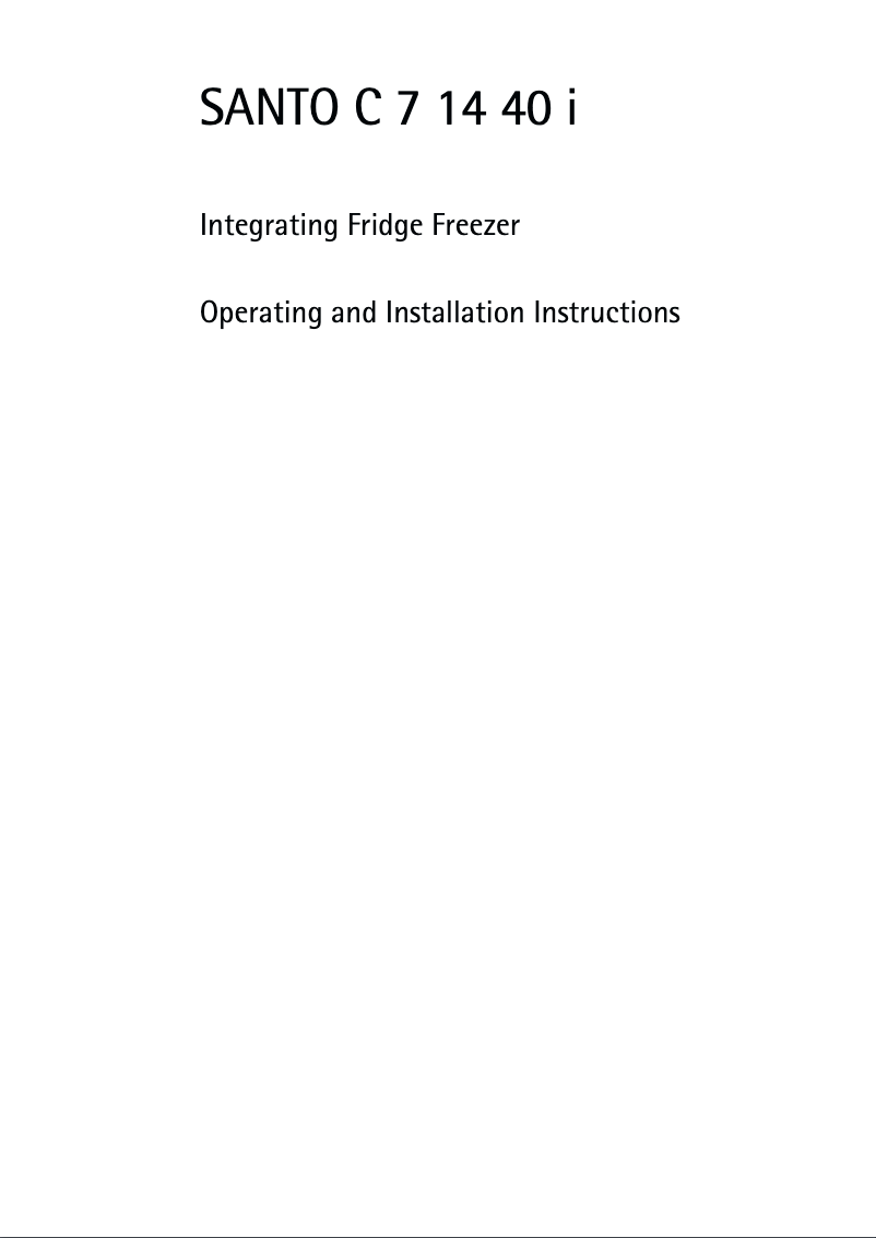 Image de la première page du manuel de l'appareil SC71440I