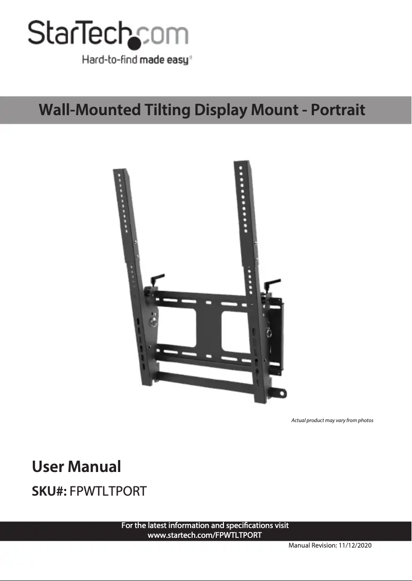 Image de la première page du manuel de l'appareil FPWTLTPORT