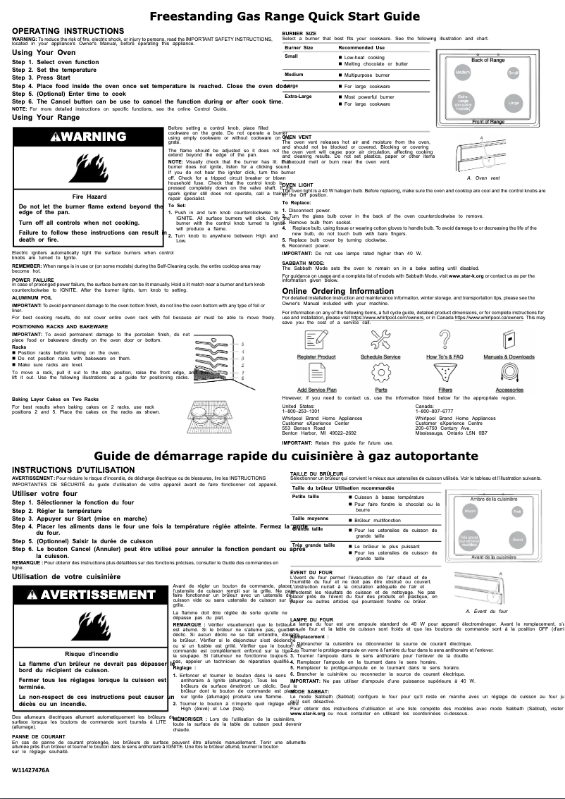 Image de la première page du manuel de l'appareil WFG515S0MB