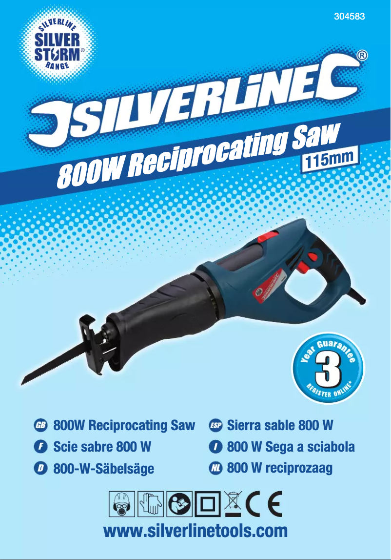 Page n°1 - Manuel utilisateur Silverline 304583