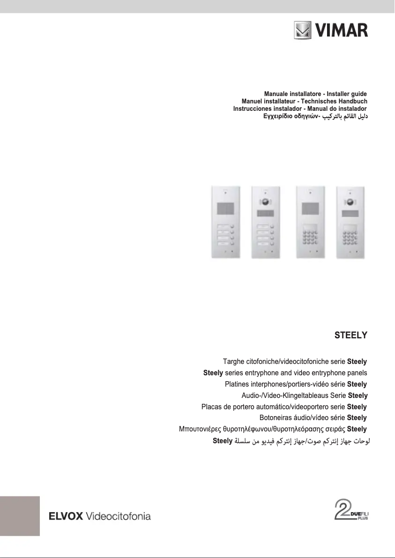 Imagen de la primera página del manual del dispositivo ELVOX 41583