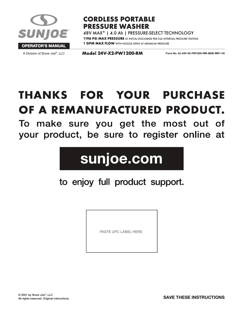 Image de la première page du manuel de l'appareil 24V-X2-PW1200-RM