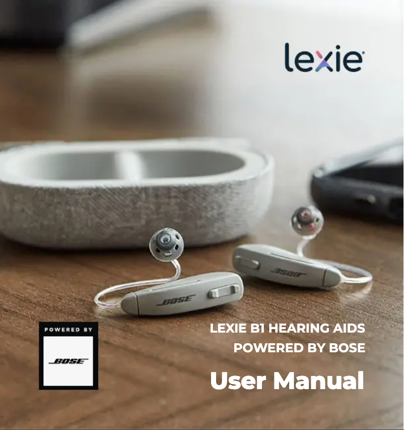 Page n°1 - Manuel utilisateur Lexie B1