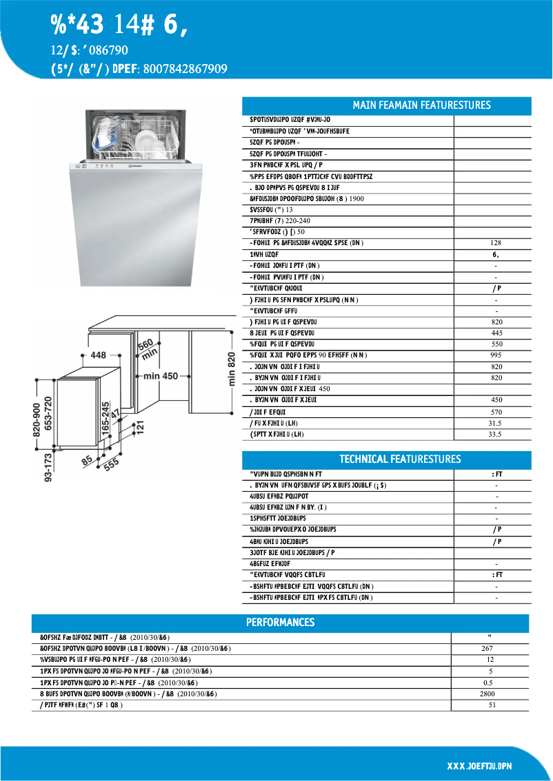 Page 1 de la notice Manuel utilisateur Indesit DISR 14B UK