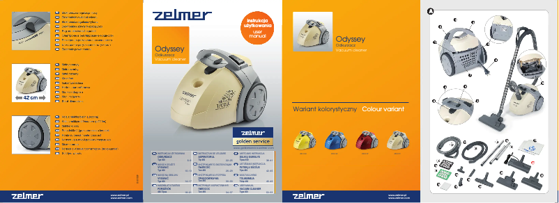 Image de la première page du manuel de l'appareil Odyssey 450.0 EH