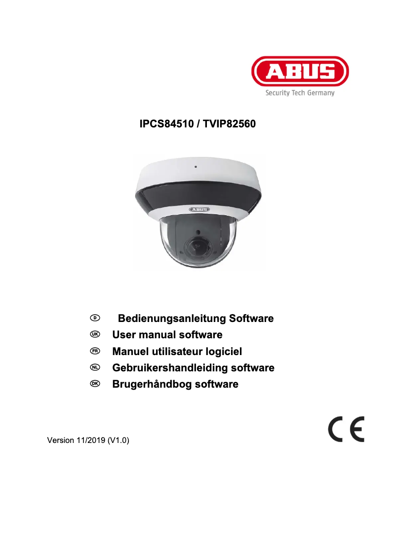 Page n°1 - Manuel utilisateur Abus TVIP82560