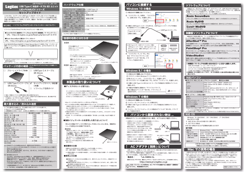 Image de la première page du manuel de l'appareil LBD-PVA6UCV