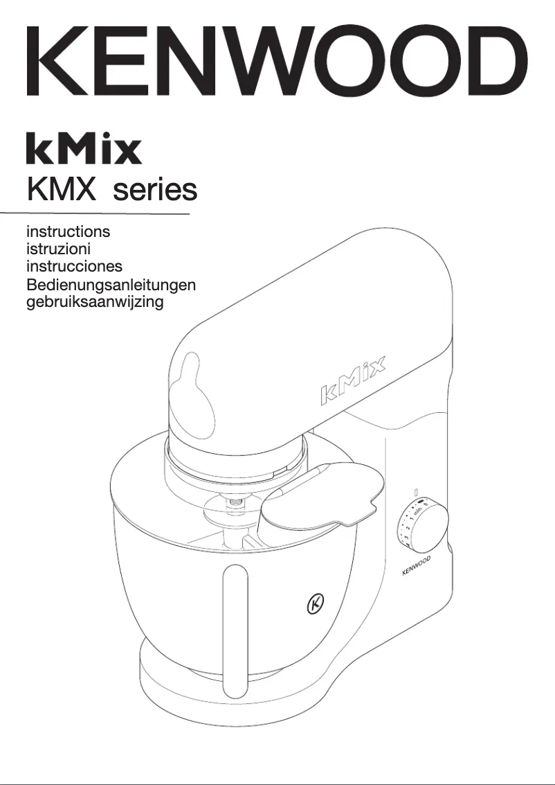 Page n°1 - Manuel utilisateur Kenwood KMIX50