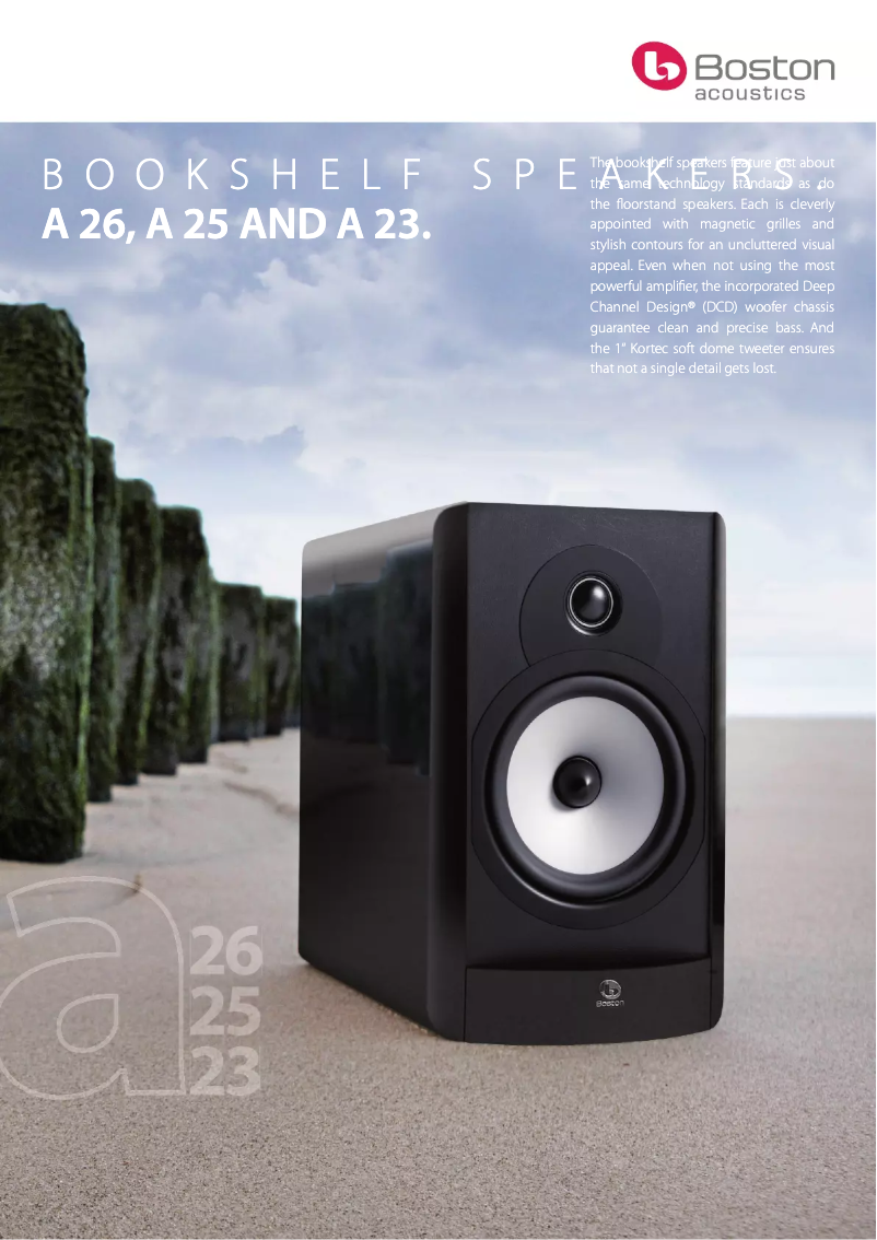 Page 1 de la notice Manuel utilisateur Boston Acoustics A-25