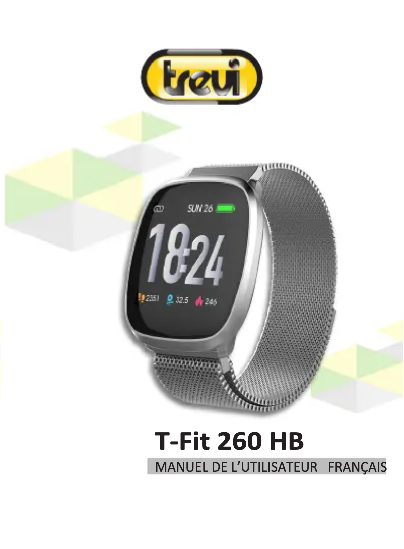 Page 1 de la notice Manuel utilisateur Trevi T-Fit 260 HB