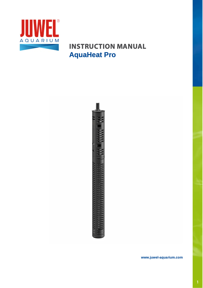 Image de la première page du manuel de l'appareil AquaHeat Pro 200