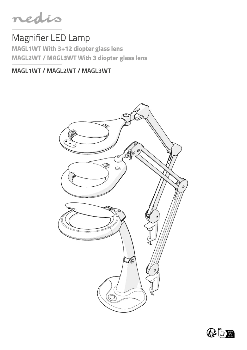Page n°1 - Manuel utilisateur Nedis MAGL1WT