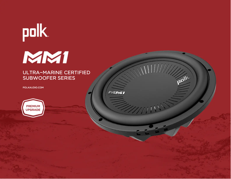 Page 1 de la notice Fiche technique Polk MM842 DVC