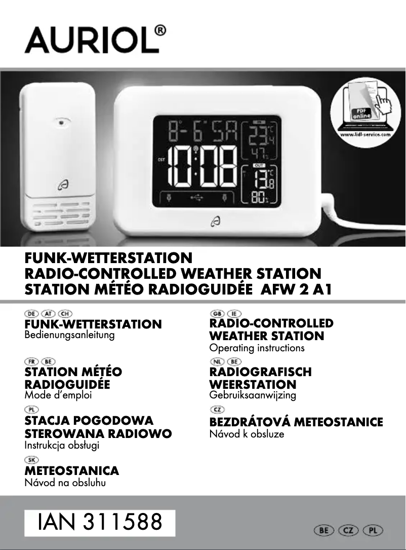 Página 1 del manual Manual de usuario Auriol AFW 2 A1