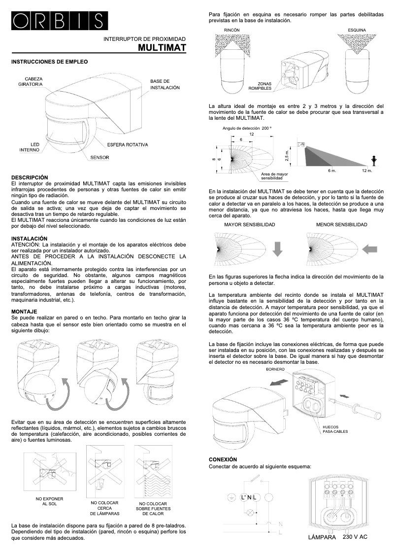 Image de la première page du manuel de l'appareil Multimat