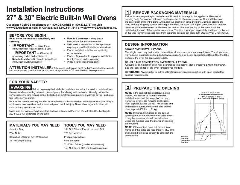 Imagen de la primera página del manual del dispositivo JT3500SFSS