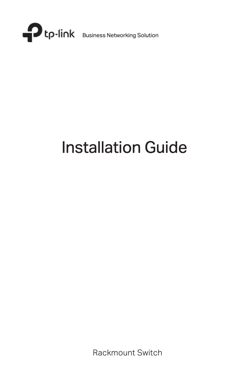 Page 1 de la notice Guide d'installation TP-Link JetStream T1700X-16TS
