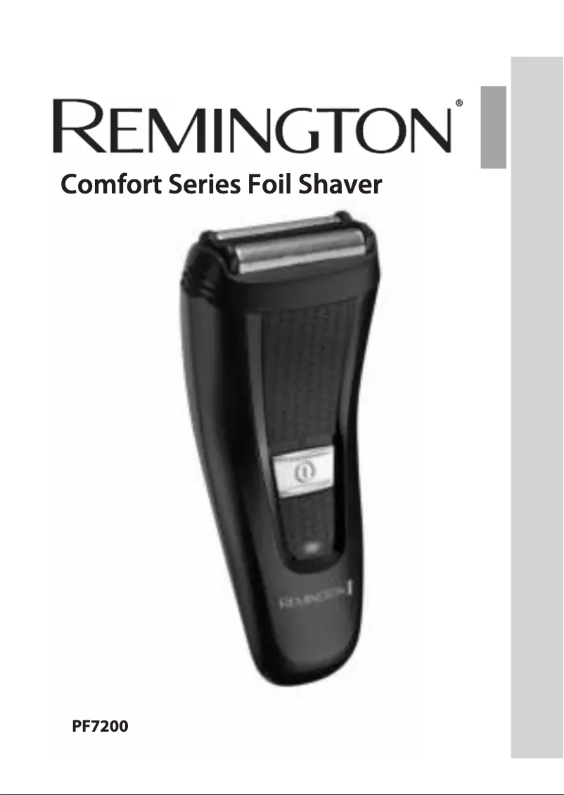 Page 1 de la notice Manuel utilisateur Remington Comfort PF7200