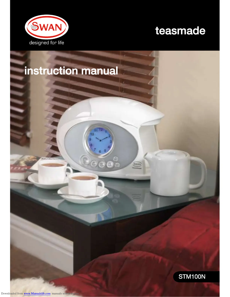 Page n°1 - Manuel utilisateur Swan STM201N