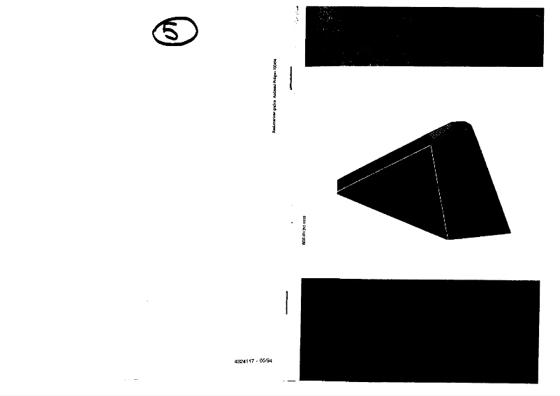 Page 1 de la notice Manuel utilisateur Zanussi NH 100 EAX