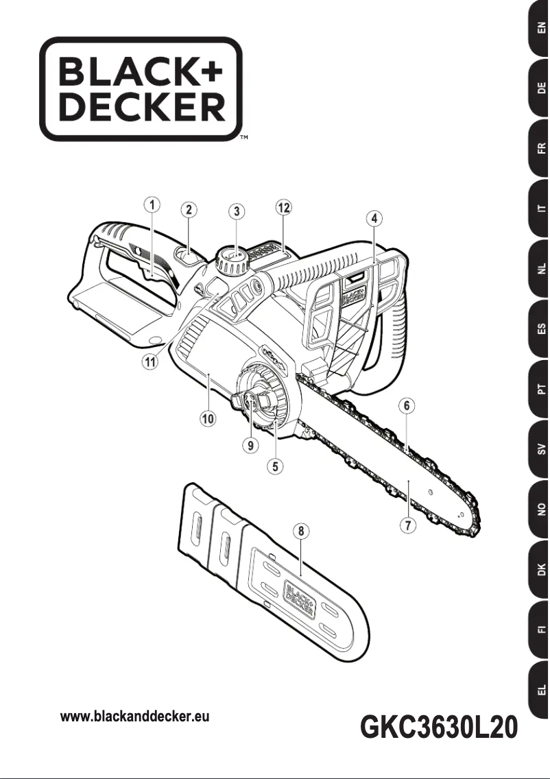 Image de la première page du manuel de l'appareil GKC3630L20