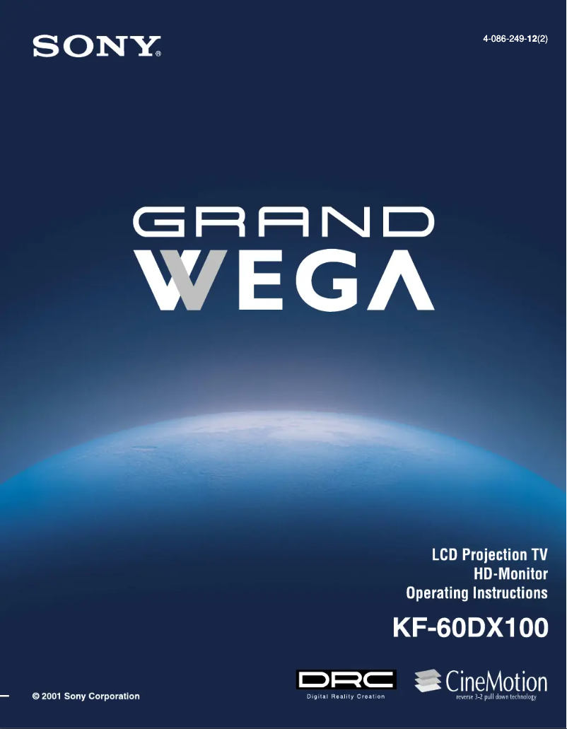 Image de la première page du manuel de l'appareil KF-60DX100