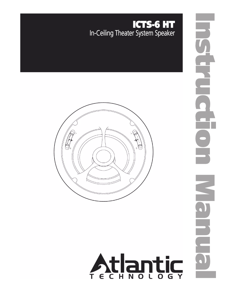 Image de la première page du manuel de l'appareil ICTS-6 HT