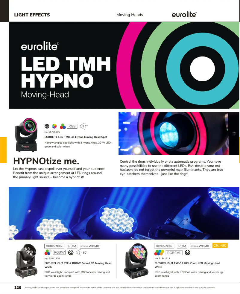 Page n°1 - Catalogue Eurolite TMH-41