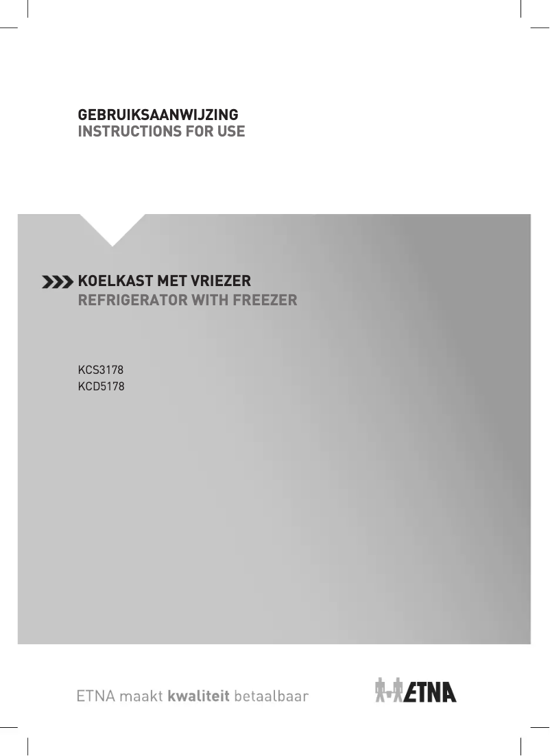 Image de la première page du manuel de l'appareil KCD5178