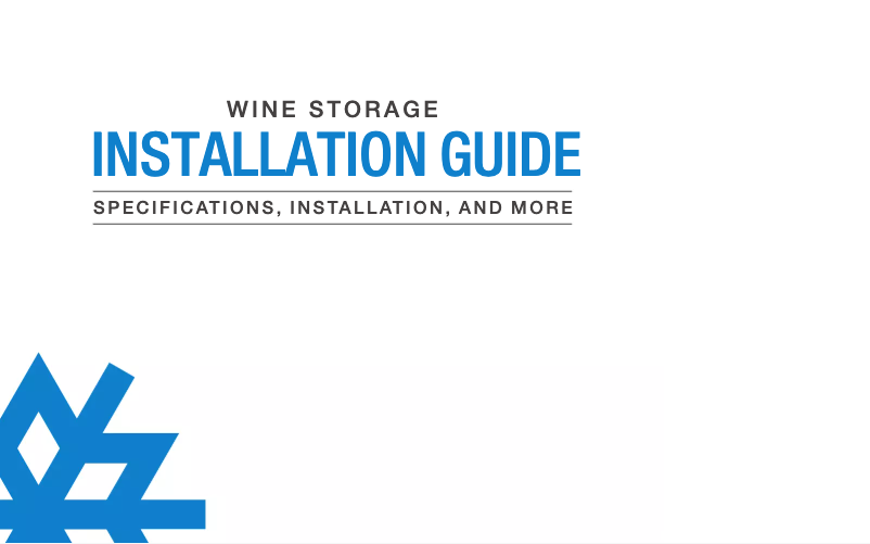 Page 1 de la notice Guide d'installation Sub-Zero IW-30R-RH