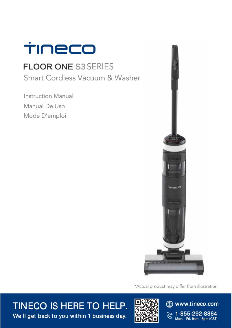 Image de la première page du manuel de l'appareil Floor One S3