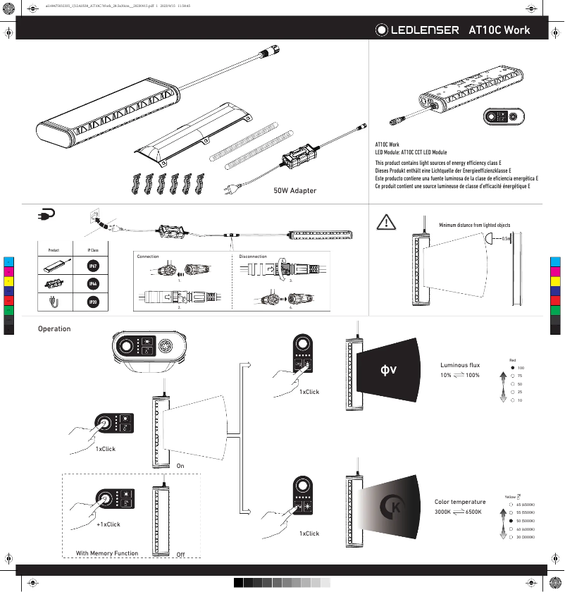 Image de la première page du manuel de l'appareil AT10C