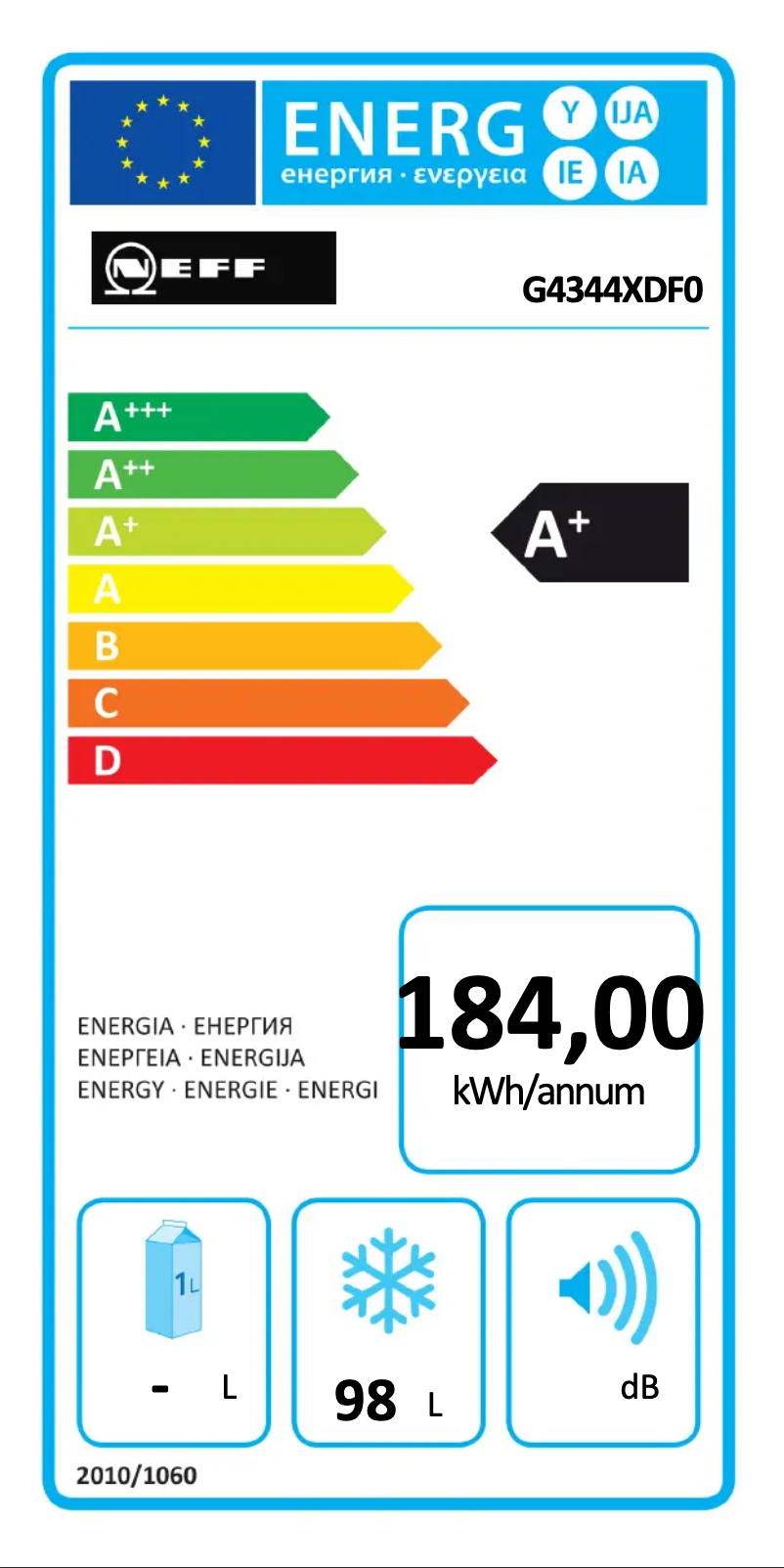 Image de la première page du manuel de l'appareil G4344XDF0