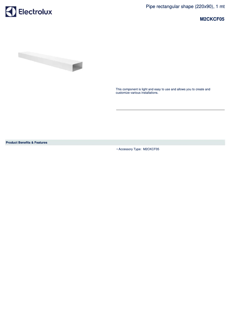 Page 1 de la notice Manuel utilisateur AEG M2CKCF05