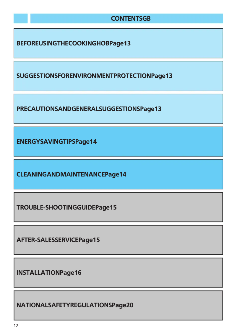 Image de la première page du manuel de l'appareil EGZ 3402-2 SW