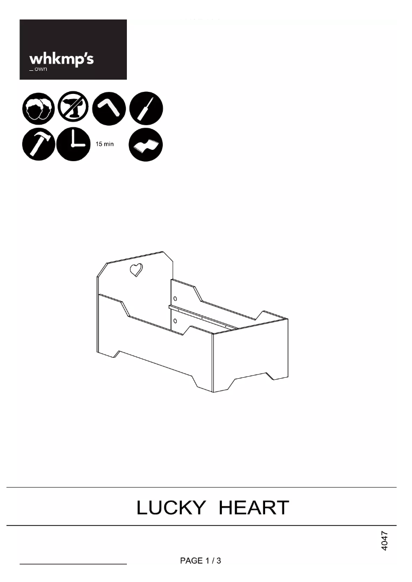 Page 1 de la notice Manuel utilisateur Wehkamp Lucky