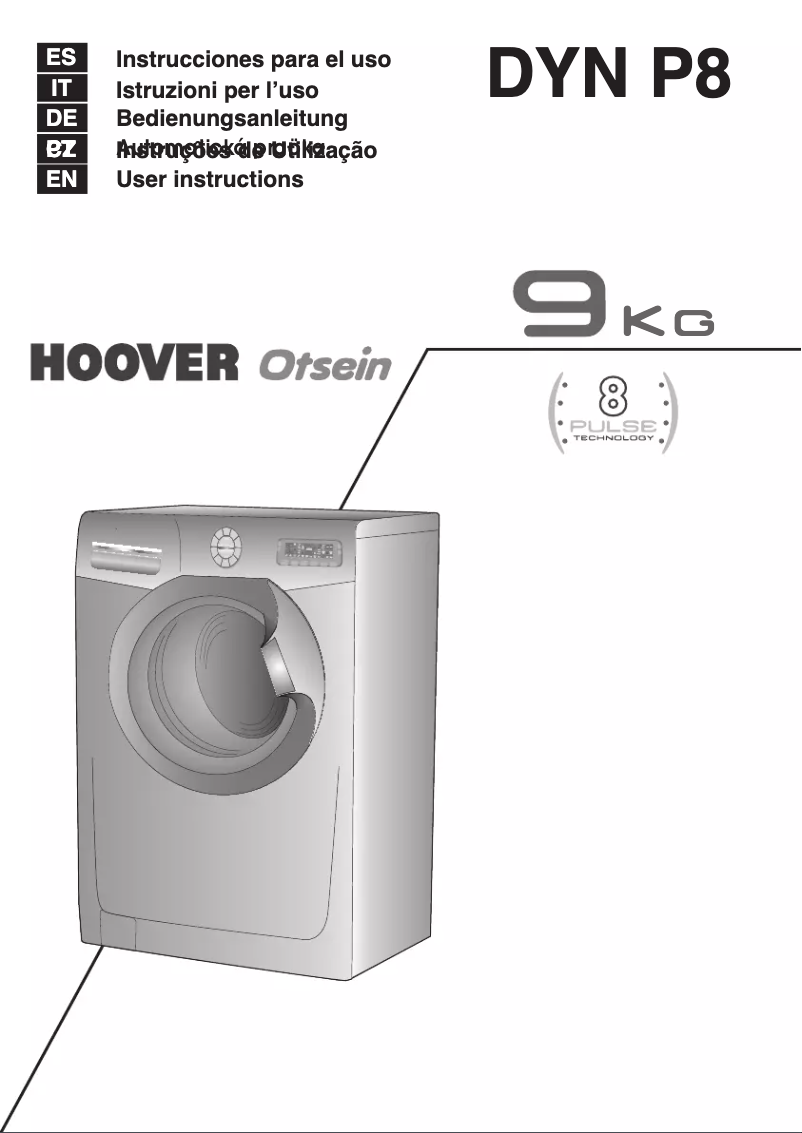 Page 1 de la notice Manuel utilisateur Otsein-Hoover DYN 91268P5-37