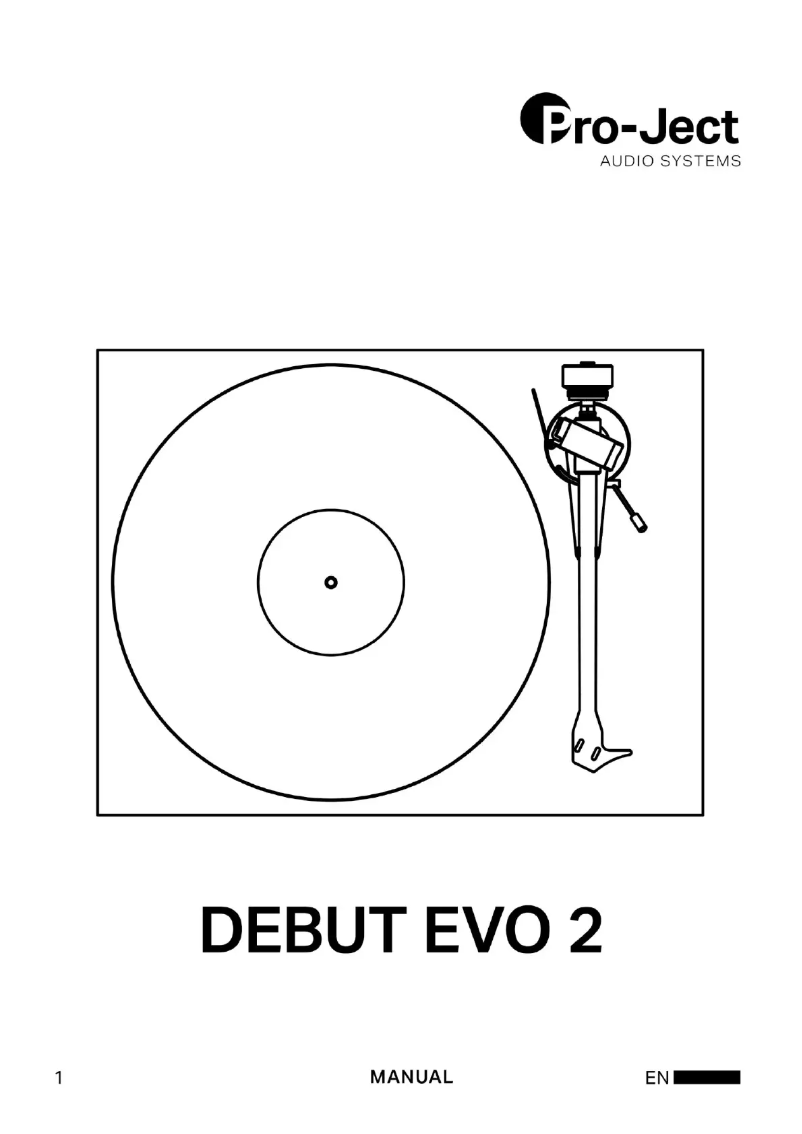 Page n°1 - Manuel utilisateur Pro-Ject Debut EVO 2