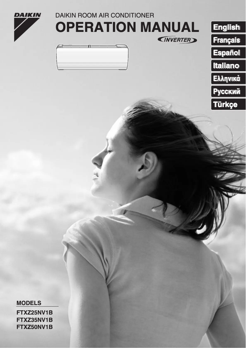 Image de la première page du manuel de l'appareil FTXZ25N